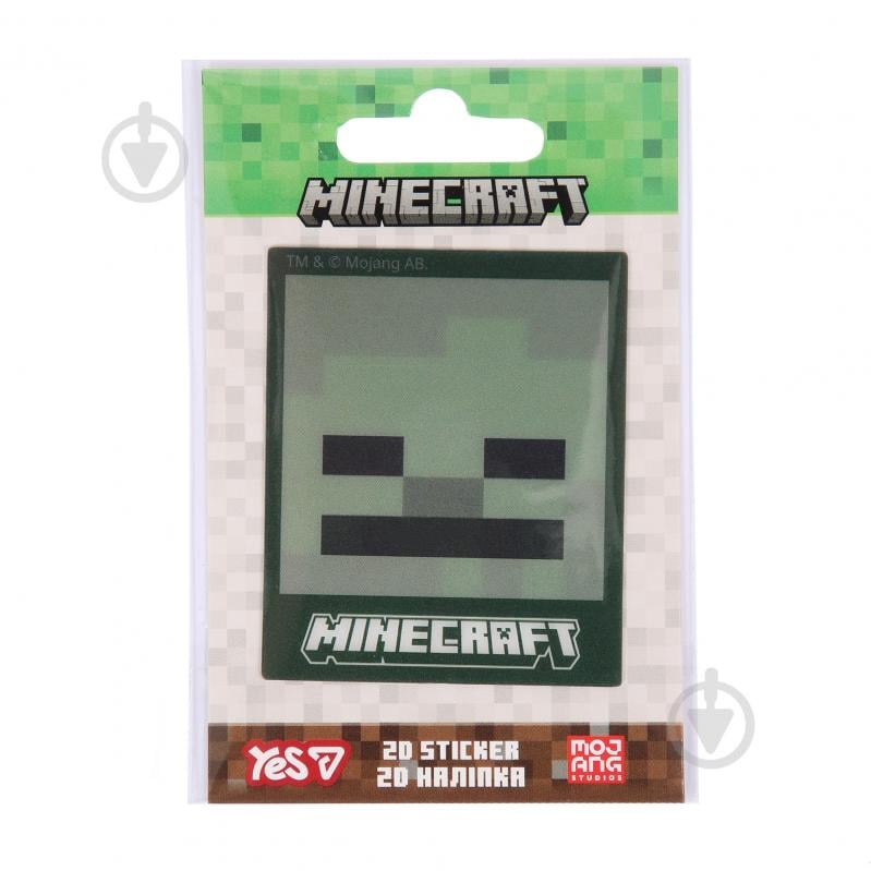 Наклейка YES 2D Minecraft Skeleton 708511 - фото 3
