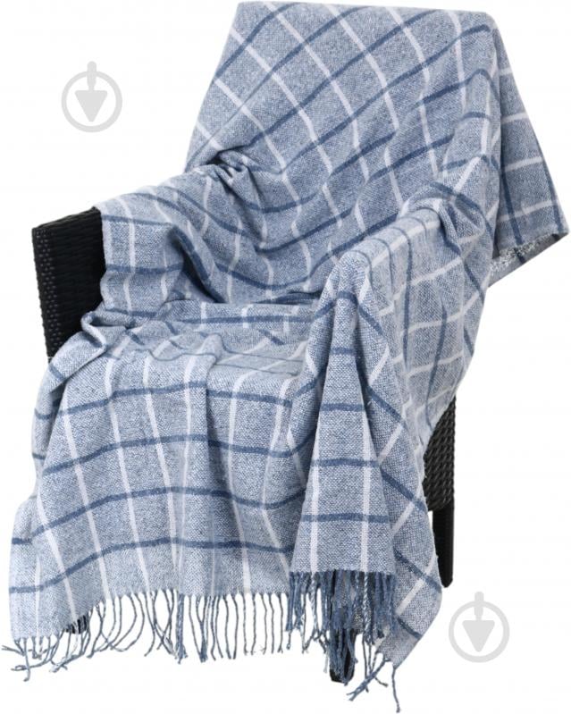 Плед 130x180 см голубой Sensio - фото 1