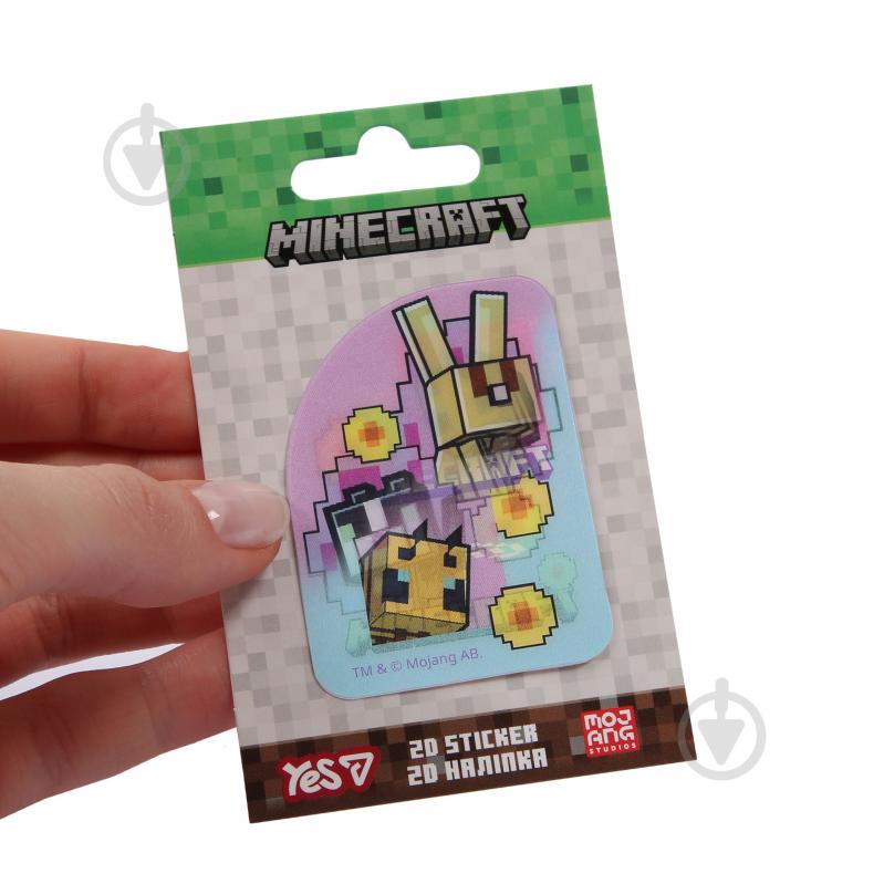 Наклейка YES 2D Minecraft Spring Animals 708514 - фото 3