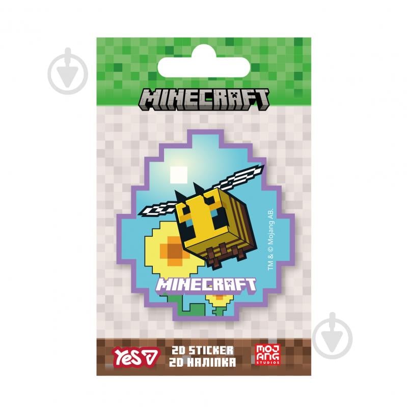 Наклейка YES 2D Minecraft Spring Rabbit 708515 - фото 1