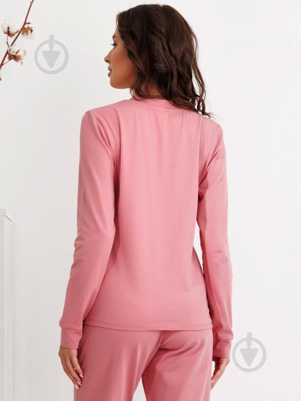 Лонгслив Roksana TAI DAI №1736/16209 р. 48 розовый с бежевым (№1736) - фото 4 Лонгслив Roksana TAI DAI №1736/16209 р. 48 розовый с бежевым (№1736) - фото 4