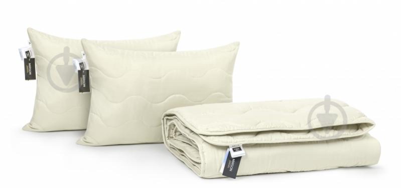Набір Шовковий Всесезонний №1692 Eco Light Creamy (подушка 50х70 середня) 172x205 см MirSon кремовий - фото 2