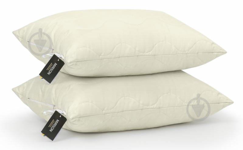 Набір Шовковий Всесезонний №1692 Eco Light Creamy (подушка 50х70 середня) 172x205 см MirSon кремовий - фото 3