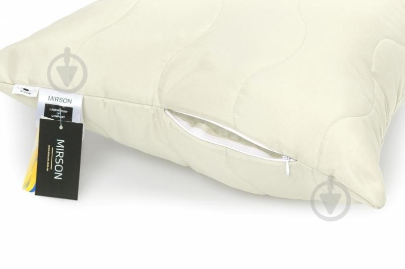 Набір Шовковий Всесезонний №1692 Eco Light Creamy (подушка 50х70 середня) 172x205 см MirSon кремовий - фото 4
