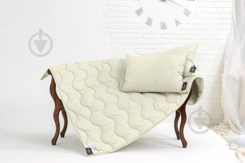 Набір Шовковий Всесезонний №1692 Eco Light Creamy (подушка 50х70 середня) 172x205 см MirSon кремовий - фото 8