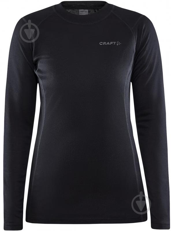 Футболка з довгим рукавом Craft CORE WARM BASELAYER LS TEE W 1912534-999000 р.L чорний - фото 1