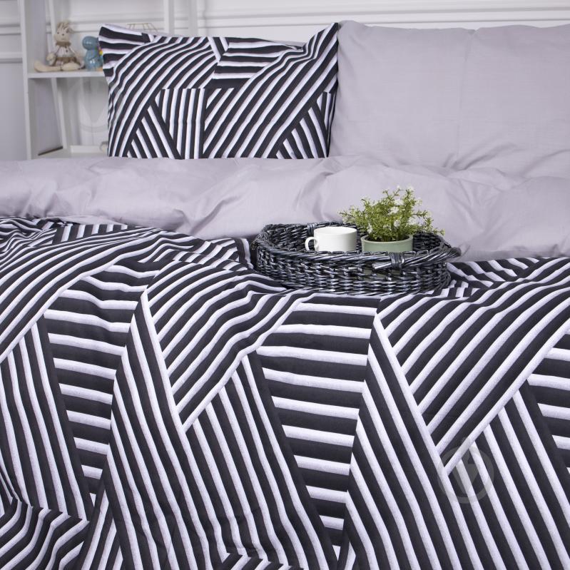 Комплект постельного белья Ranforce Elite 17-0629 Diamond Black White 2х160х220 см черный/белый MirSon - фото 3 Комплект постельного белья Ranforce Elite 17-0629 Diamond Black White 2х160х220 см черный/белый MirSon - фото 3