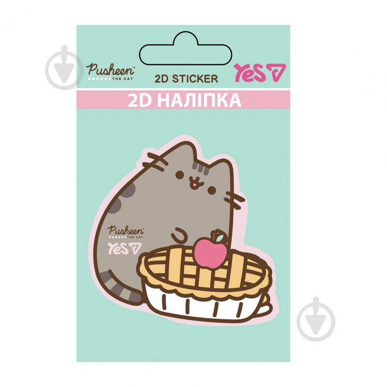 Наклейка YES 2D Pusheen Pie 708521 - фото 1 Наклейка YES 2D Pusheen Pie 708521 - фото 1