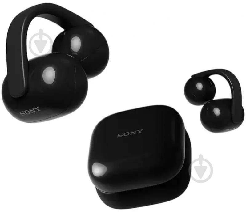Навушники Sony LinkBuds Clip black (WFLC900B.E) - фото 2