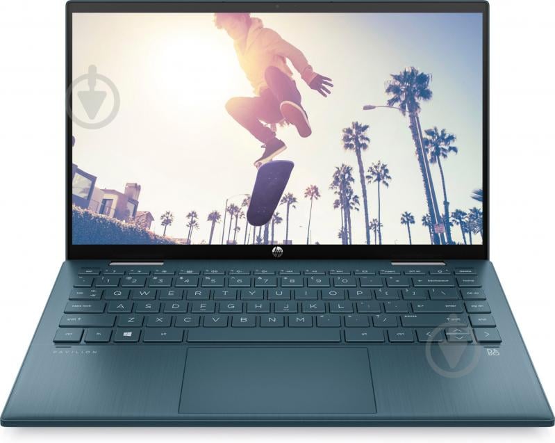 Ноутбук HP Pavilion x360 14-dy0026ua 14" (464H7EA) blue - фото 1