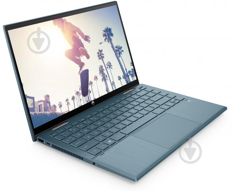 Ноутбук HP Pavilion x360 14-dy0026ua 14" (464H7EA) blue - фото 2