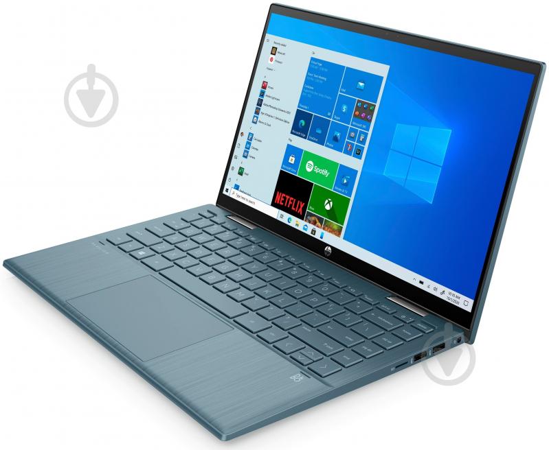 Ноутбук HP Pavilion x360 14-dy0026ua 14" (464H7EA) blue - фото 3