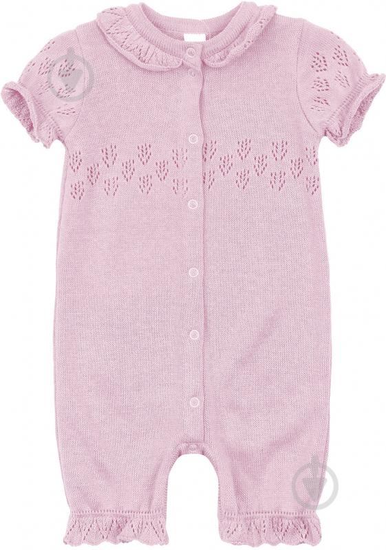 Комбинезон для девочки Mariknit р.62 розовый 1289 - фото 1