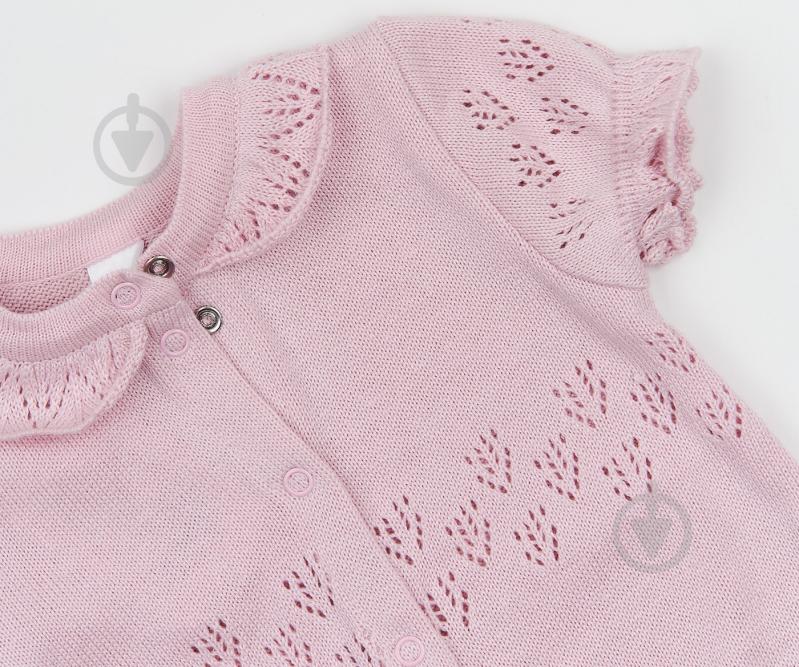 Комбинезон для девочки Mariknit р.62 розовый 1289 - фото 3