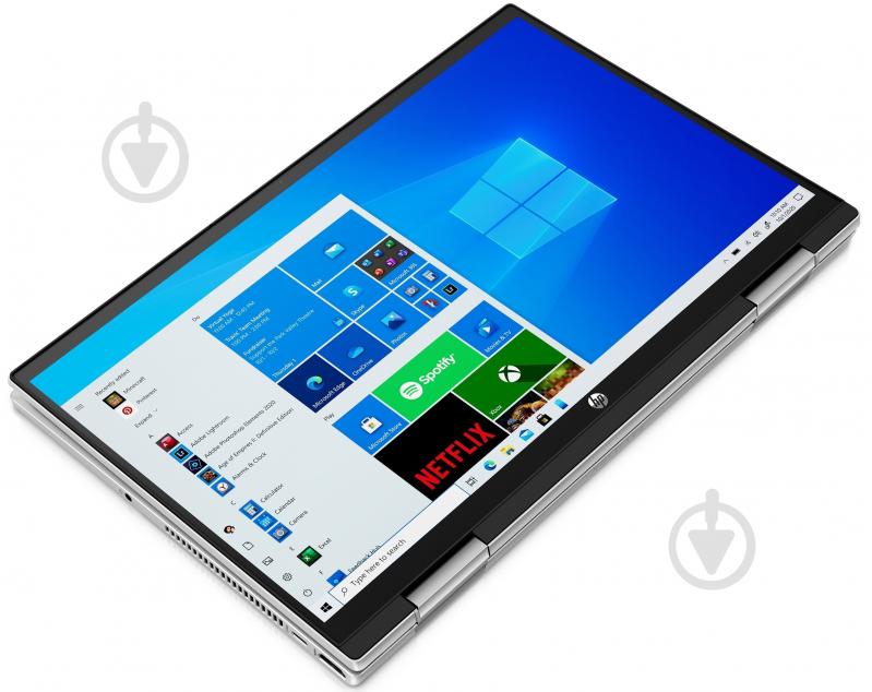 Ноутбук HP Pavilion x360 14-dy0027ua 14" (464H8EA) silver - фото 5