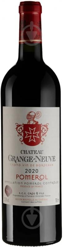 Вино Chateau Grange-Neuve 2020 0,75 л - фото 1