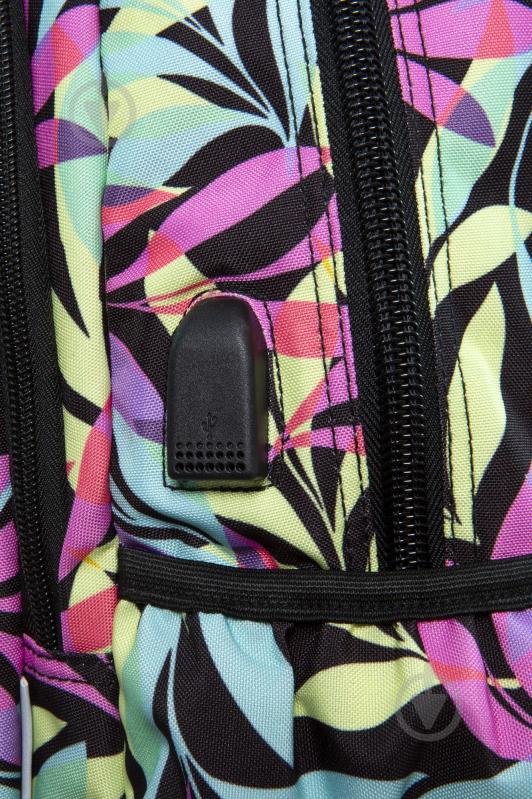 Рюкзак CoolPack STRIKE USB PASTEL LEAVES - фото 4 Рюкзак CoolPack STRIKE USB PASTEL LEAVES - фото 4