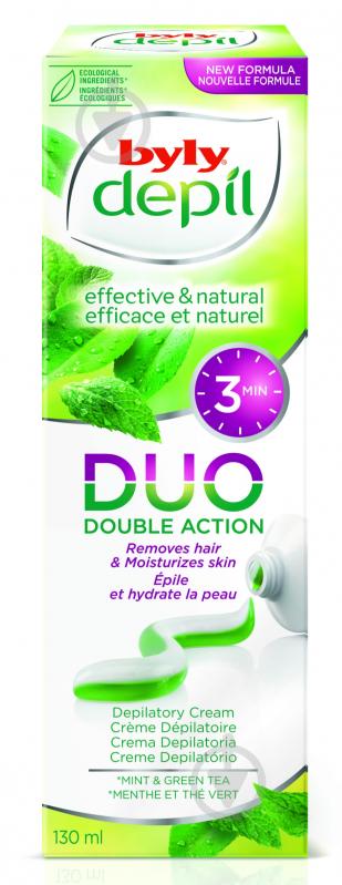 Крем Byly Depil з подвійною формулою видалення волосся та інтенсивного зволоження 130 мл - фото 1