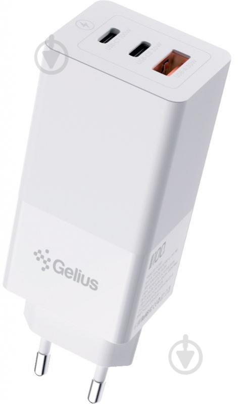 Мережевий зарядний пристрій Gelius Nimble GaN 100W GP-HC061 Білий - фото 1