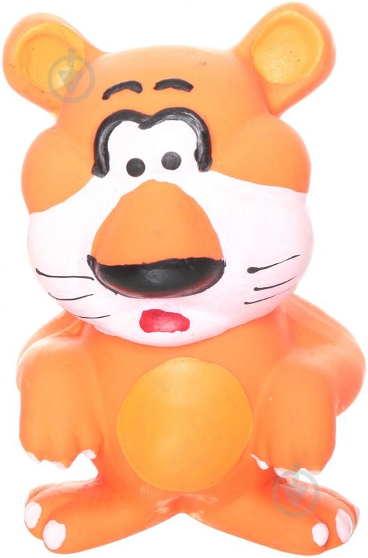 Игрушка для собак Lilli Pet Веселый тигр латекс со звуком 11 см - фото 2