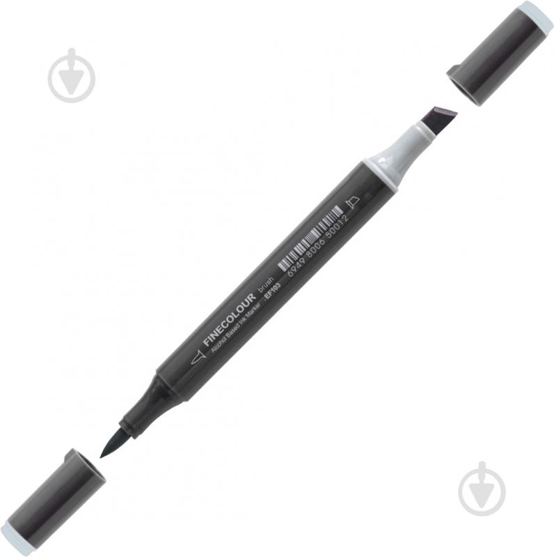 Маркер спиртовий FINECOLOUR Brush-mini EF103-86 сіро-синій №5 - фото 1