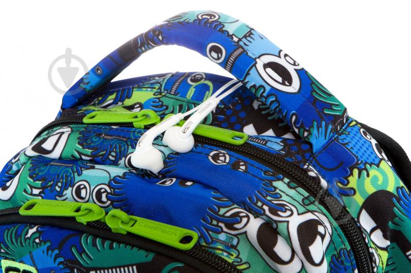 Рюкзак CoolPack STRIKE S WIGGLY EYES BLUE - фото 4