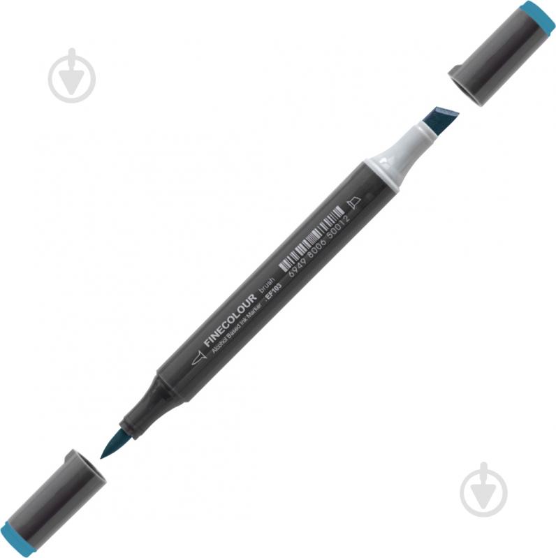 Маркер спиртовий FINECOLOUR Brush-mini EF103-103 темний чирок - фото 1