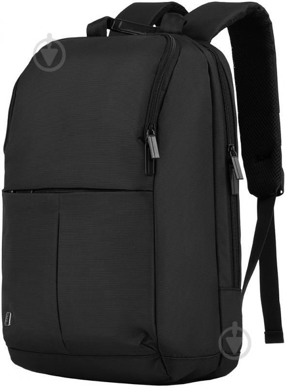 Рюкзак для ноутбука 2E City Traveler 14" black (2E-BPN6014BK) - фото 1