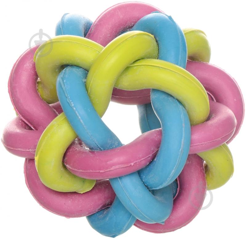 Игрушка для собак Lilli Pet Мяч Star Ball резиновый d7 см - фото 1