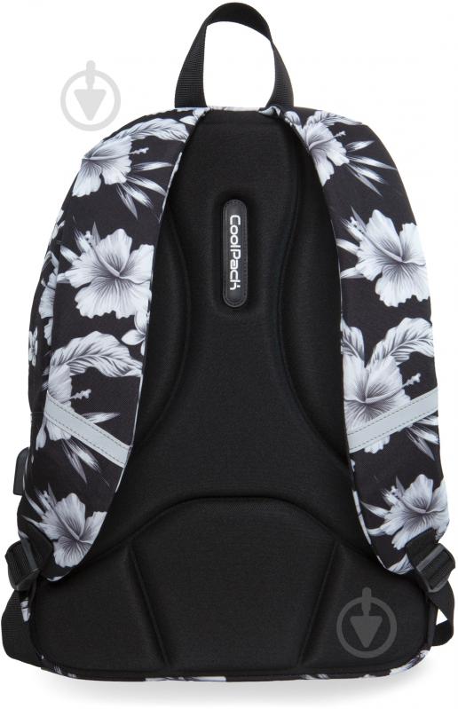 Рюкзак CoolPack CROSS USB WHITE HIBISCUS - фото 3