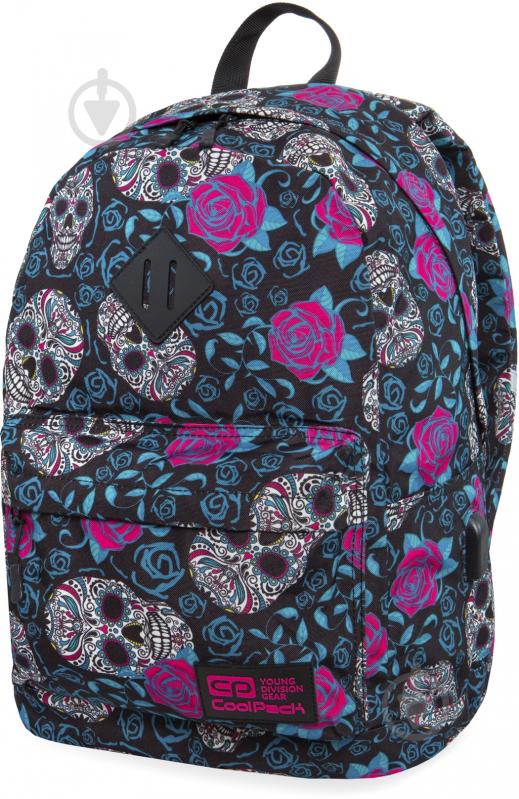 Рюкзак CoolPack CROSS USB SCULLS & ROSES - фото 1