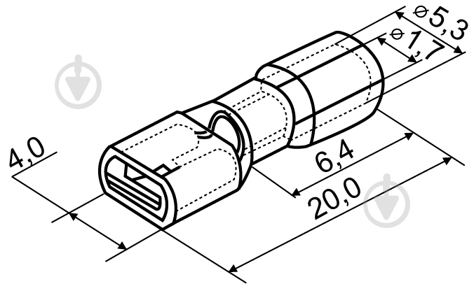 Наконечник Аско-Укрем FDFD 1,25-110 красный A0060150018 - фото 4