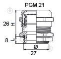 Сальник Аско-Укрем PGM 21 A0150050036 - фото 4