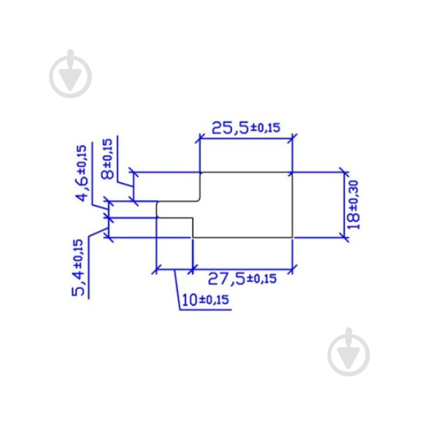 Планка фінішна AGT Supramat 3019 Sahara Cream мат 18х27х2800 мм (PR03771-B) - фото 2