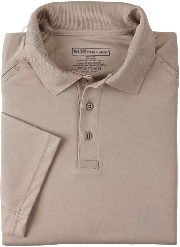 Поло 5.11 Tactical Performance Polo - Short Sleeve Synthetic Knit р.XL. Silver Tan зеленый - фото 4