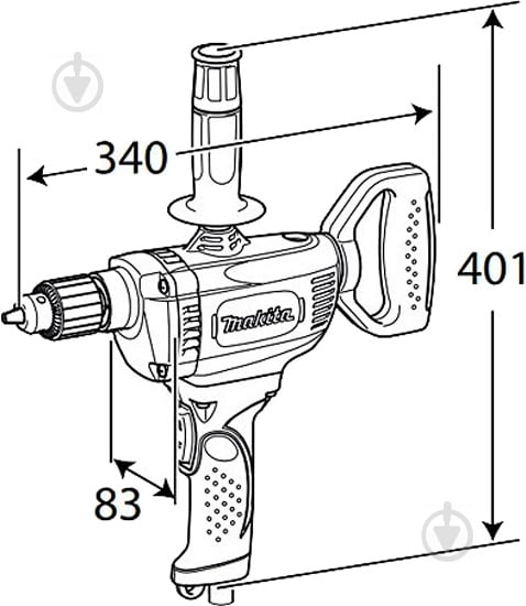 Дрель безударная Makita DS4010 - фото 3