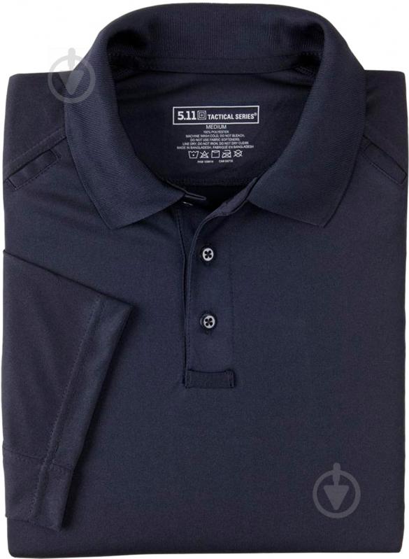 Поло 5.11 Tactical Performance Polo - Short Sleeve Synthetic Knit р.XXL темно-синій - фото 6