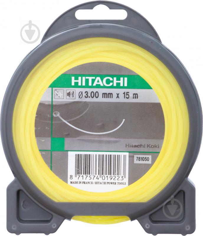 Ліска для тримерів Hitachi кручена 3,0х15 м (781050) - фото 1