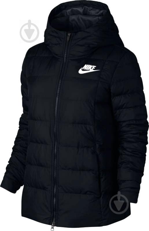 Пуховик жіночий зимовий Nike W NSW DWN FILL JKT HD 854862-010 р.M чорний - фото 1