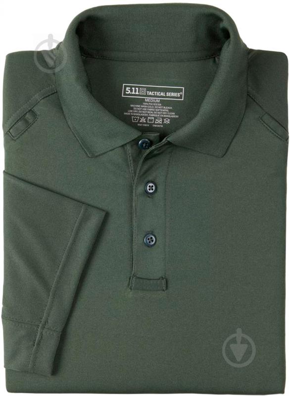 Поло 5.11 Tactical Performance Polo - Short Sleeve Synthetic Knit р.S зелений - фото 4