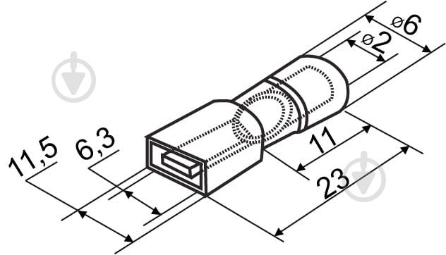 Наконечник Аско-Укрем MDFNY 1,25-250 прозрачный A0060150009 - фото 2