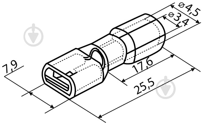 Наконечник Аско-Укрем FDFD 5.5-250 синий A0060150005 - фото 4