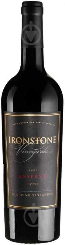 Вино Reserve Old Vine Zinfandel 2021 0,75 л - фото 1