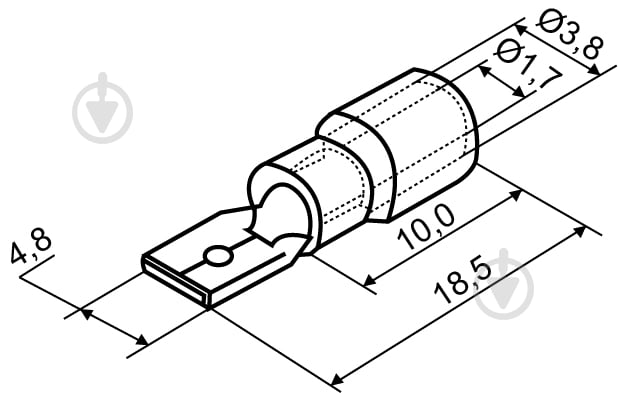 Наконечник Аско-Укрем МDD 1,25-187 красный A0060020014 - фото 4