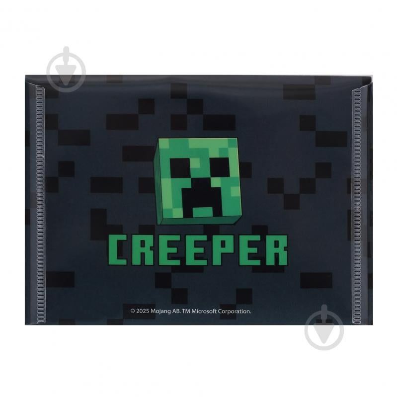 Папка-конверт на кнопке B7 Minecraft Creepers YES - фото 4