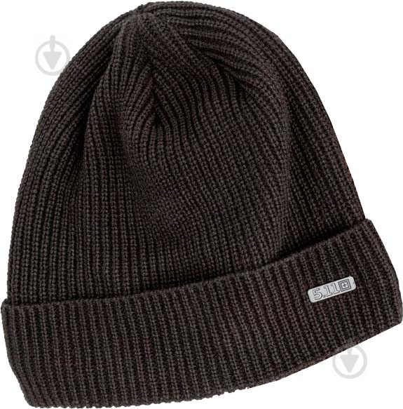 Шапка 5.11 Tactical Husk Beanie р.one size чорний - фото 1