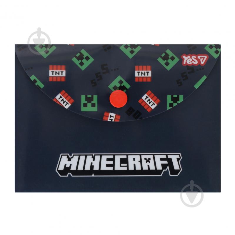 Папка-конверт на кнопке B7 Minecraft TNT YES - фото 1