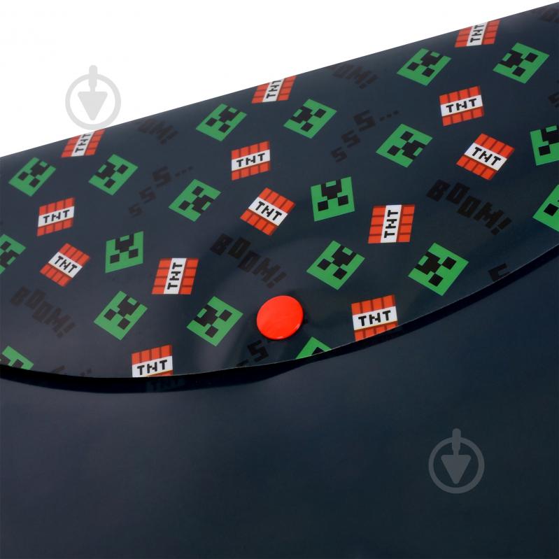 Папка-конверт на кнопке А4 Minecraft TNT YES - фото 2