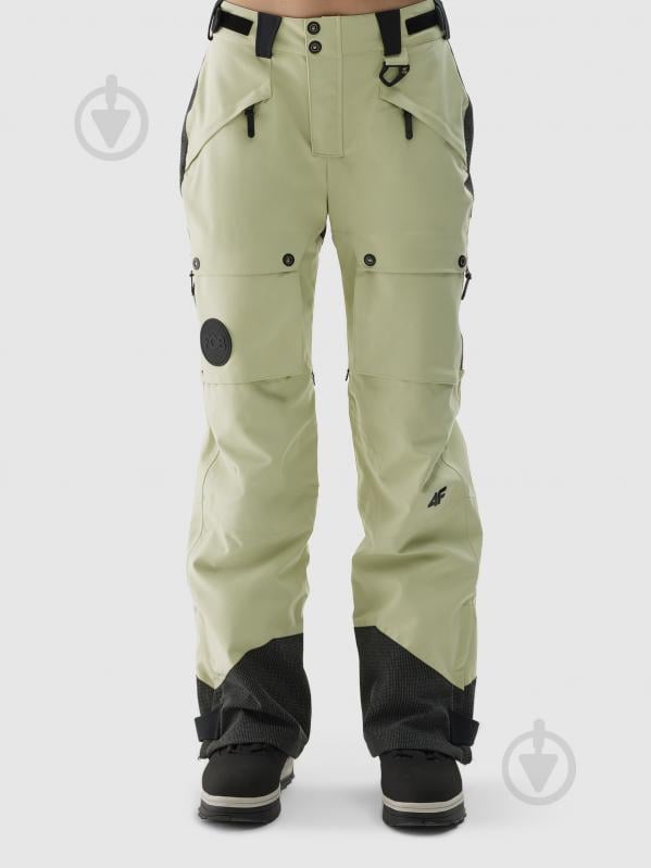 Брюки 4F TROUSERS FNK F701 4FWAW24TFTRF701-44S р. L хаки - фото 1