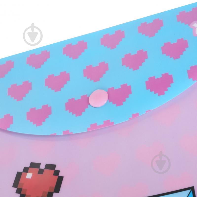 Папка-конверт на кнопке вертикальная А4 MinecraftSpring Bee YES - фото 2